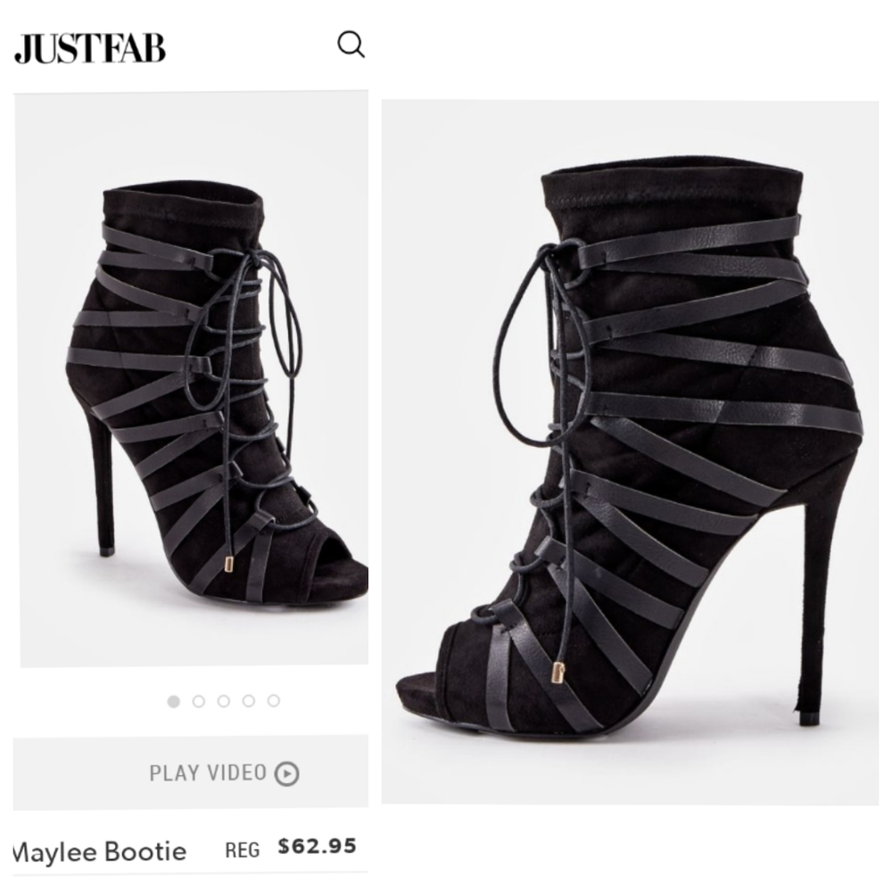 Maylee Booties - Black, NEW IN BOX